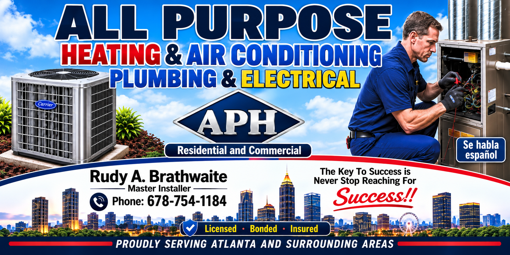 All purpose heating and air - Go to HVAC company in Atlanta GA